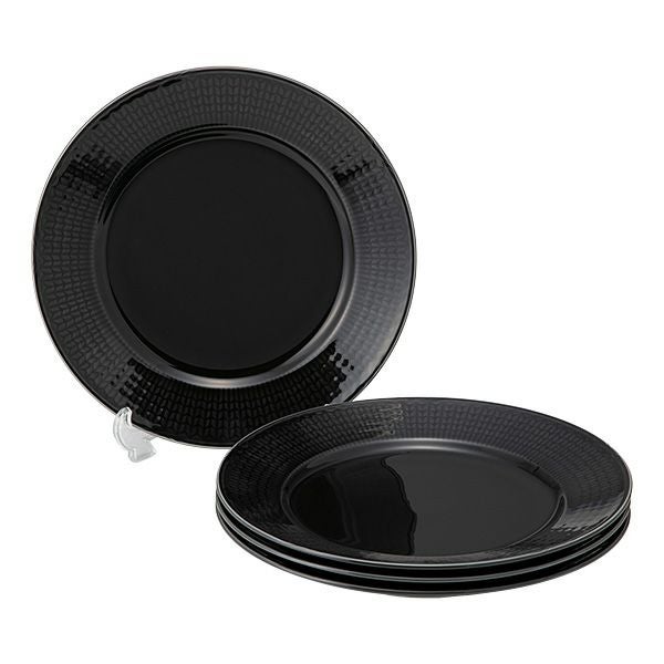 ロールストランド スウェディッシュグレース プレート 27cm ストーンブラック 4枚セット 1012397