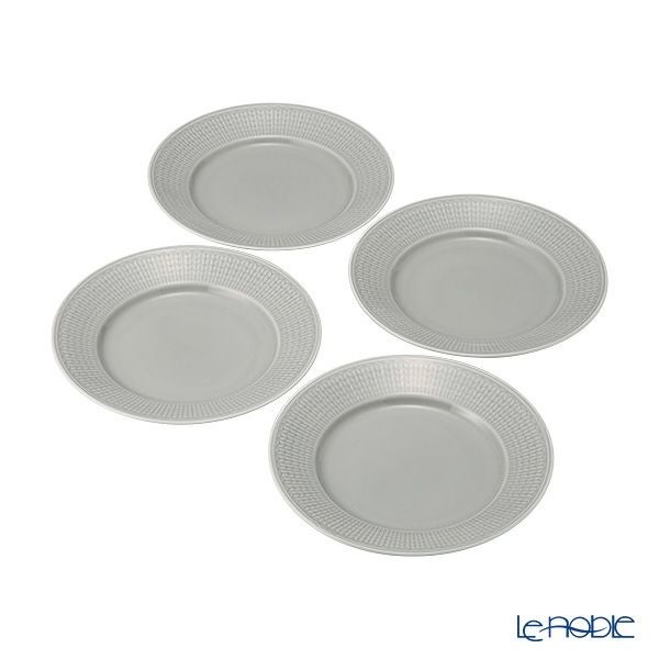 ロールストランド スウェディッシュグレース プレート 21cm ミストグレイ 4枚セット 1062121