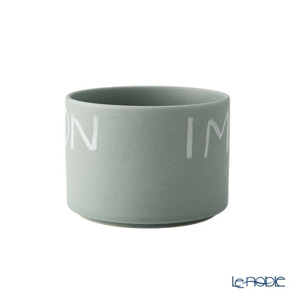 きほんのうつわ × Lee Izumida リサイクル土カップ（高台付き） ペア 200ml 灰青 滝呂焼 IMAGINATION EVERYDAY