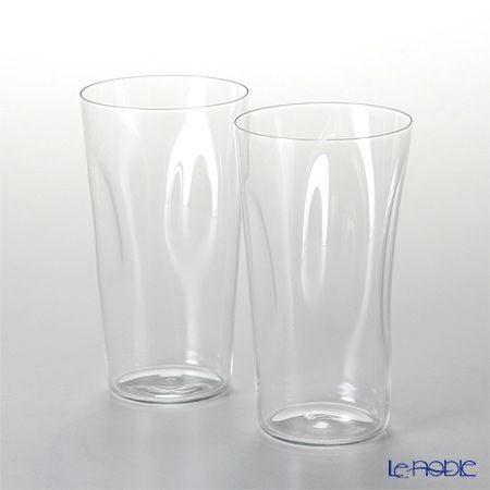 松徳硝子 うすはり SHIWA タンブラー（S）140ml（一口ビールグラス） ペア 【木箱入】