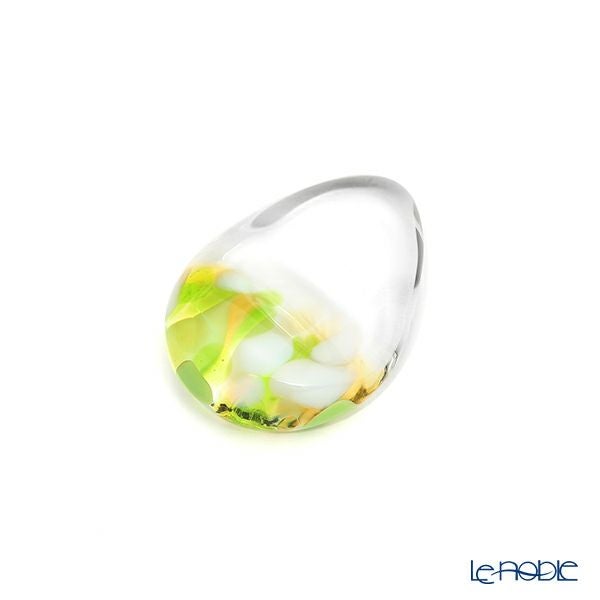 津軽びいどろ 箸置き 青りんご＆赤りんご しずく ペア