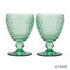ビレロイ＆ボッホ（Villeroy＆Boch） ボストン ワイングラス グリーン 12cm 220ml ペア