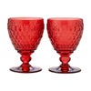 ビレロイ＆ボッホ（Villeroy＆Boch） ボストン ワイングラス レッド 12cm 220ml ペア