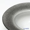 Vetro Felice ヴェトロ フェリーチェ グリッター リムボウル 19.5cm ダークグレイ＆クリア ペア
