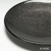 Vetro Felice ヴェトロ フェリーチェ グリッター プレート 14cm ダークグレイ 4枚セット