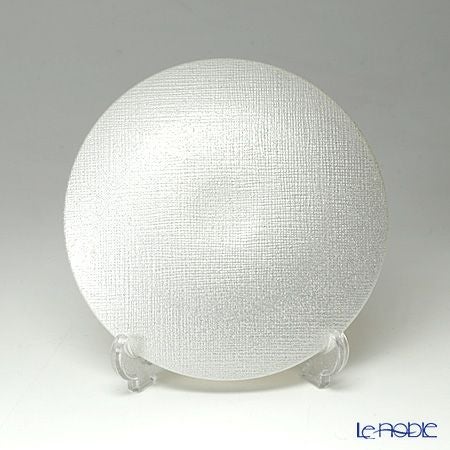 Vetro Felice ヴェトロ フェリーチェ グリッター プレート 14cm ホワイト 4枚セット