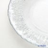 Vetro Felice ヴェトロ フェリーチェ フラッシュ プレート 21.5cm クリア＆シルバー 6枚セット