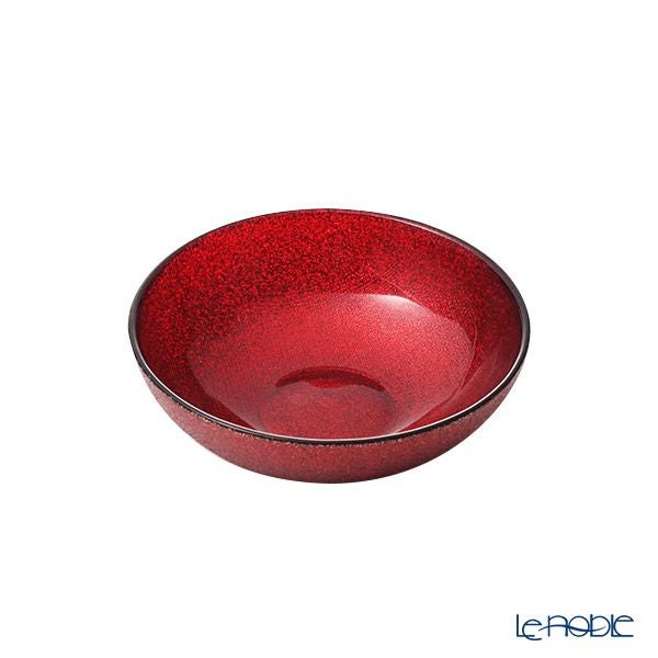 Vetro Felice ヴェトロ フェリーチェ グリッター ロウボウル 14cm レッド ペア