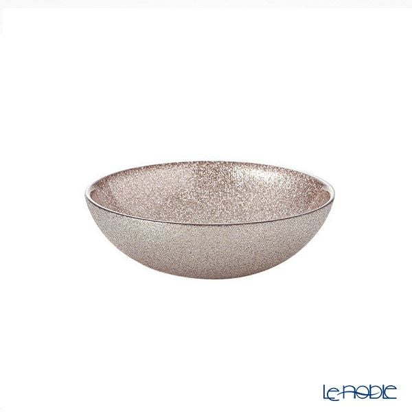 Vetro Felice ヴェトロ フェリーチェ グリッター ロウボウル 14cm ジンジャー ペア