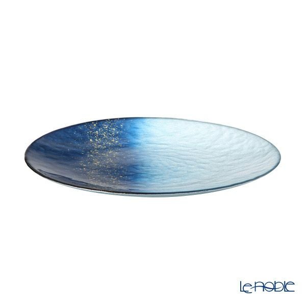 Vetro Felice ヴェトロ フェリーチェ ホライズン プレート 28cm ブルー 6枚セット
