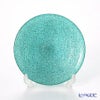 Vetro Felice ヴェトロ フェリーチェ グリッター プレート 14cm アクアブルー 4枚セット