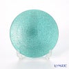 Vetro Felice ヴェトロ フェリーチェ グリッター プレート 14cm アクアブルー 4枚セット