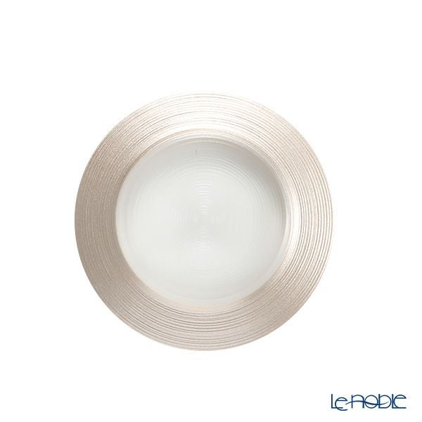 Vetro Felice ヴェトロ フェリーチェ サークル プレート 15cm アイボリー 4枚セット