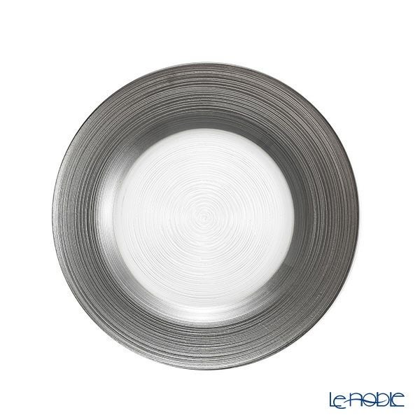 Vetro Felice ヴェトロ フェリーチェ サークル プレート 21cm グレー 4枚セット