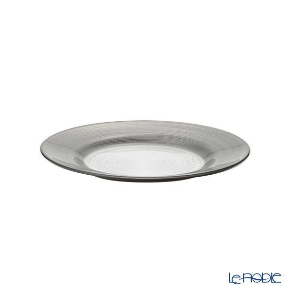Vetro Felice ヴェトロ フェリーチェ サークル プレート 21cm グレー 4枚セット