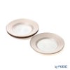 Vetro Felice ヴェトロ フェリーチェ サークル プレート 21cm アイボリー 4枚セット