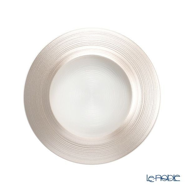 Vetro Felice ヴェトロ フェリーチェ サークル プレート 21cm アイボリー 4枚セット