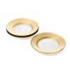 Vetro Felice ヴェトロ フェリーチェ サークル プレート 21cm ゴールド 4枚セット