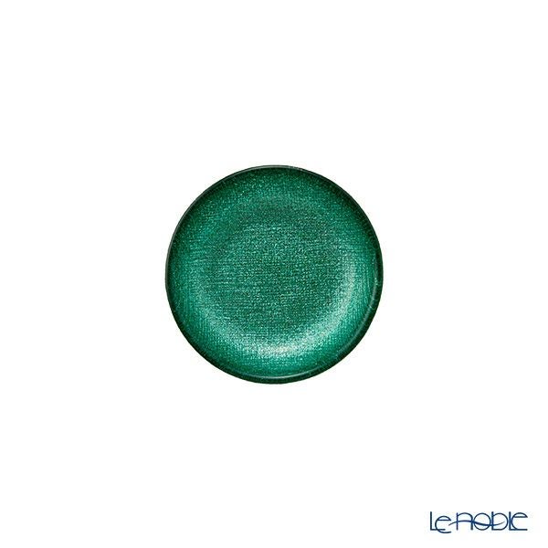 Vetro Felice ヴェトロ フェリーチェ グリッター ミニプレート／豆皿 9cm アクアブルー 4枚セット