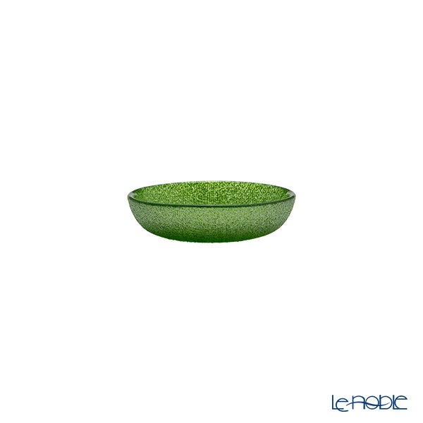Vetro Felice ヴェトロ フェリーチェ グリッター ミニプレート／豆皿 9cm ライトグリーン 4枚セット