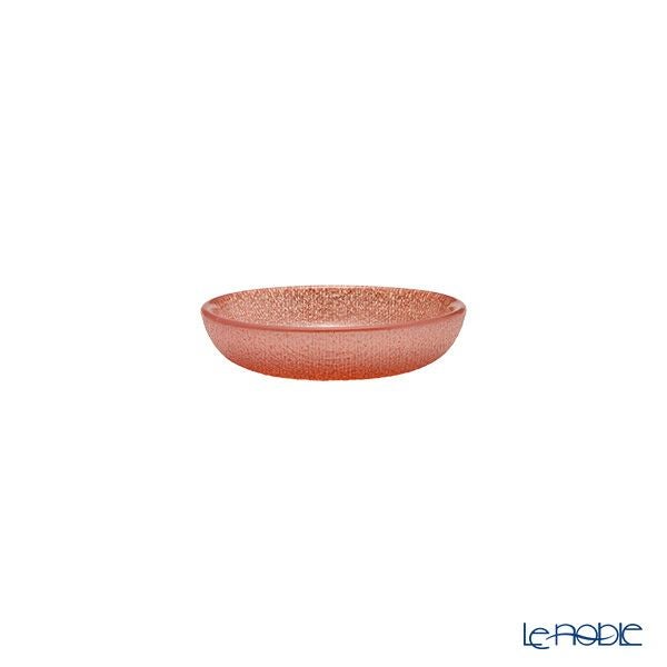 Vetro Felice ヴェトロ フェリーチェ グリッター ミニプレート／豆皿 9cm ヴィンテージローズピンク 4枚セット