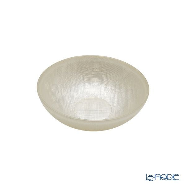 Vetro Felice ヴェトロ フェリーチェ グリッター ロウボウル 14cm ホワイト ペア