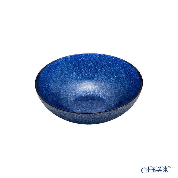 Vetro Felice ヴェトロ フェリーチェ グリッター ロウボウル 14cm ダークブルー ペア