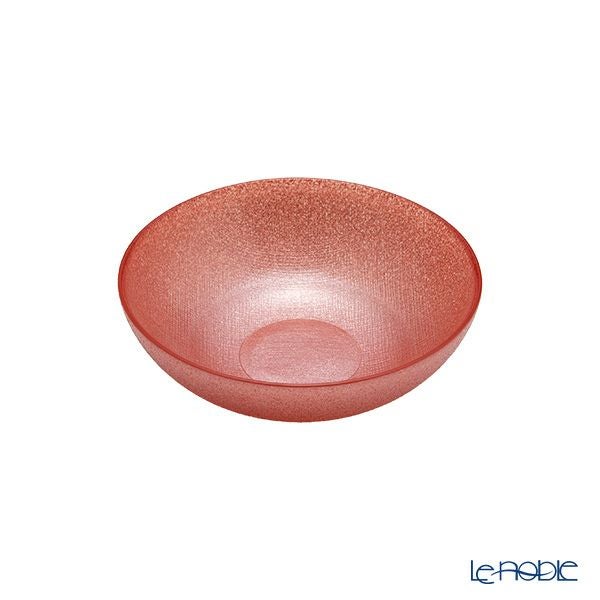 Vetro Felice ヴェトロ フェリーチェ グリッター ロウボウル 14cm ヴィンテージローズピンク ペア