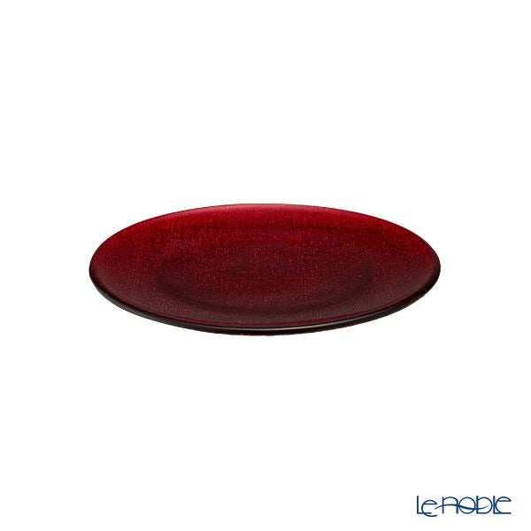 Vetro Felice ヴェトロ フェリーチェ グリッター プレート 17cm レッド 323917B G003 ペア