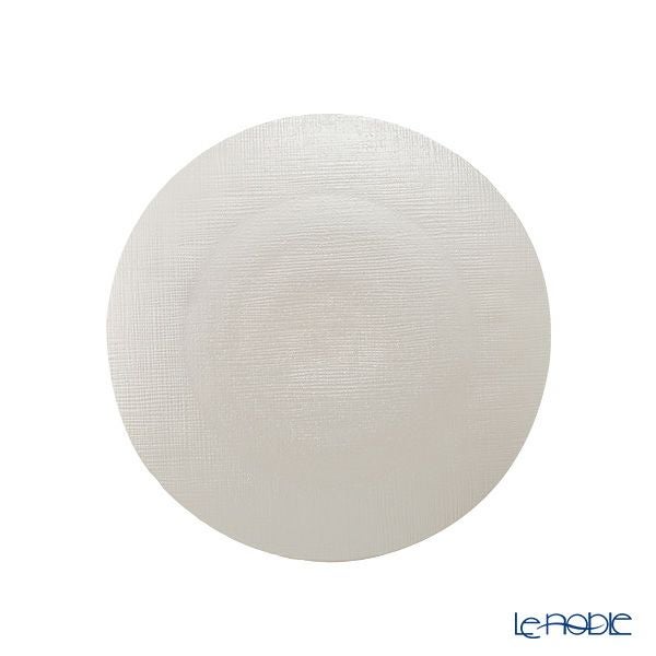 Vetro Felice ヴェトロ フェリーチェ グリッター プレート 17cm ホワイト 323917B G014 ペア