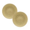 Vetro Felice ヴェトロ フェリーチェ グリッター プレート 17cm ニューゴールド 323917B G022 ペア