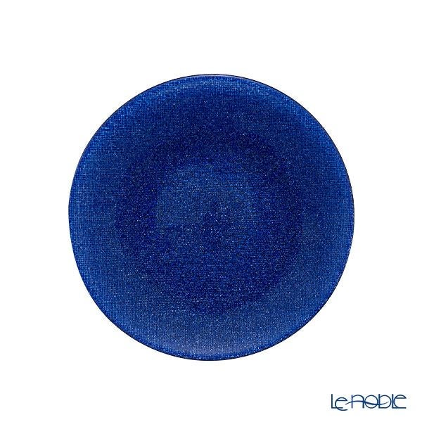 Vetro Felice ヴェトロ フェリーチェ グリッター プレート 17cm ダークブルー 323917B G059 ペア