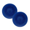 Vetro Felice ヴェトロ フェリーチェ グリッター プレート 17cm ダークブルー 323917B G059 ペア