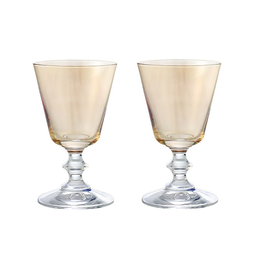 Vetro Felice ヴェトロ フェリーチェ ステラ グラス イエロー 190ml ペア