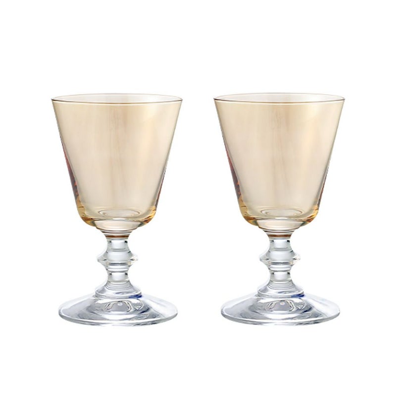 Vetro Felice ヴェトロ フェリーチェ ステラ グラス イエロー 190ml ペア