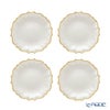 Vetro Felice ヴェトロ フェリーチェ パールクイーン プレート 16cm ホワイト 4枚セット