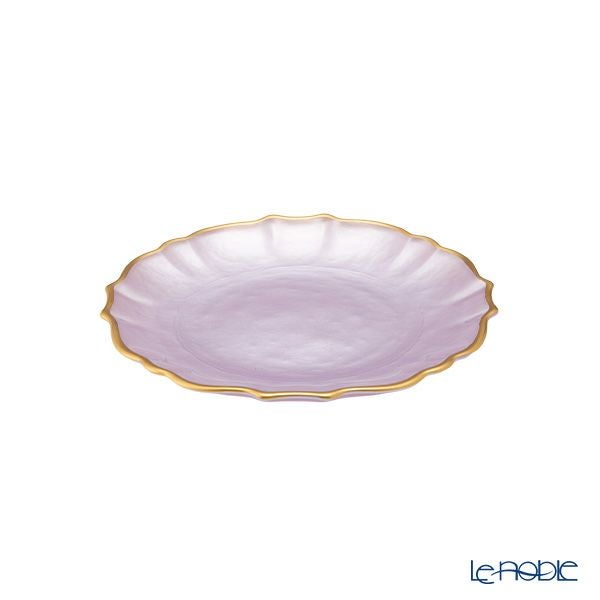 Vetro Felice ヴェトロ フェリーチェ パールクイーン プレート 16cm ライラック 4枚セット