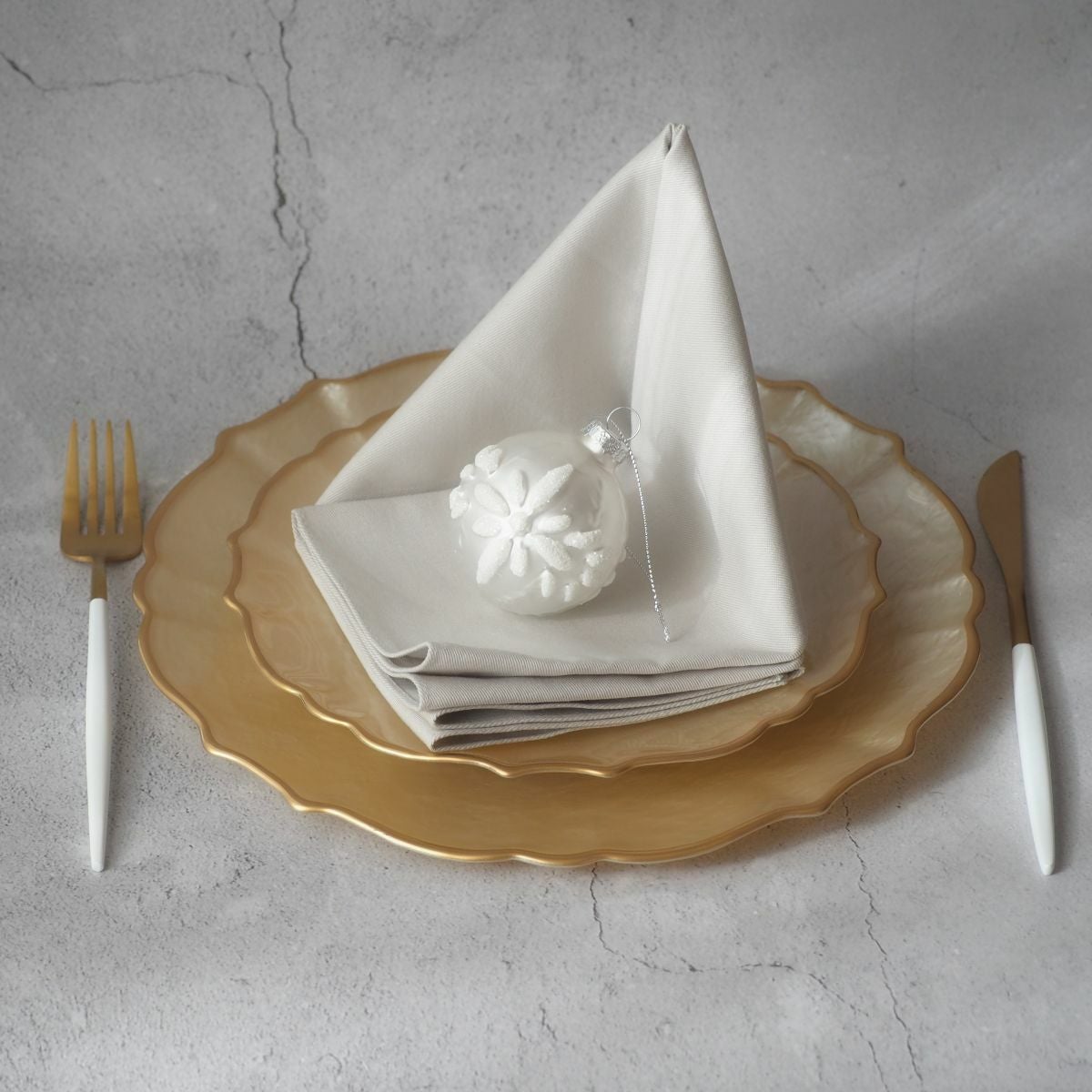 Vetro Felice ヴェトロ フェリーチェ パールクイーン プレート 21cm イエロー 4枚セット