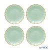 Vetro Felice ヴェトロ フェリーチェ パールクイーン プレート 21cm グリーン 4枚セット