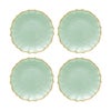 Vetro Felice ヴェトロ フェリーチェ パールクイーン プレート 21cm グリーン 4枚セット