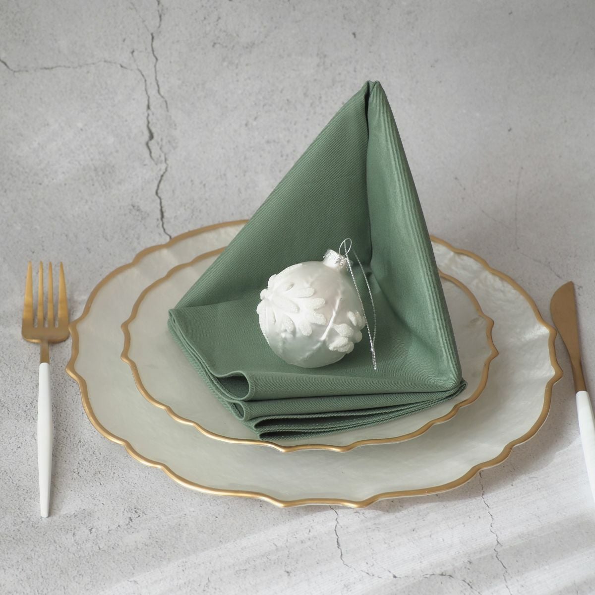 Vetro Felice ヴェトロ フェリーチェ パールクイーン プレート 21cm ホワイト 4枚セット