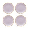 Vetro Felice ヴェトロ フェリーチェ パールクイーン プレート 21cm ライラック 4枚セット