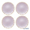 Vetro Felice ヴェトロ フェリーチェ パールクイーン プレート 27cm ライラック 4枚セット
