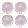 Vetro Felice ヴェトロ フェリーチェ パールクイーン プレート 27cm ライラック 4枚セット