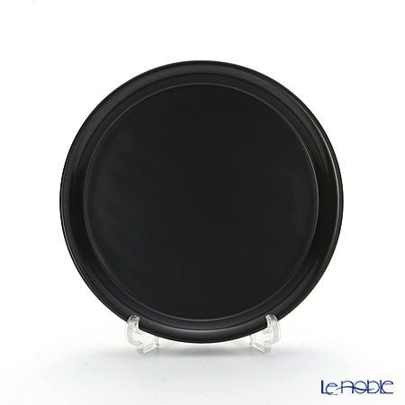 【伝統工芸】輪島塗 プレート／コースター 黒＆赤 ペア