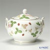 ウェッジウッド（Wedgwood） ワイルドストロベリー 3点セット（ティーポット、シュガー、クリーマー L）