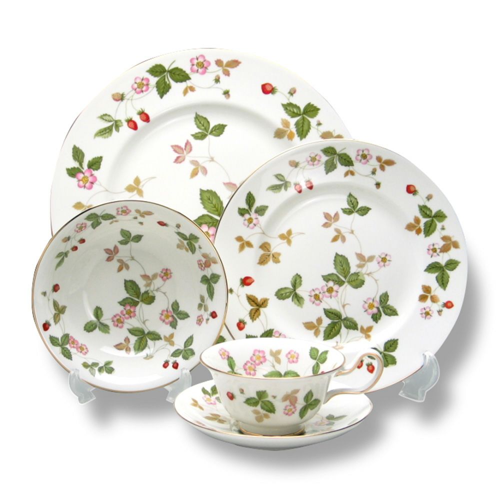 ウェッジウッド（Wedgwood） ワイルドストロベリー 6人用 9点セット