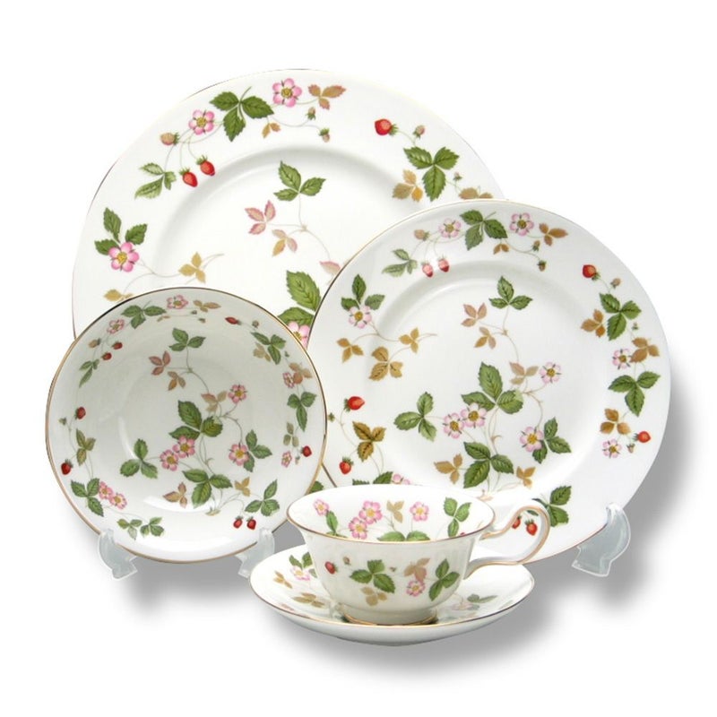 ウェッジウッド（Wedgwood） ワイルドストロベリー スターター4点セット（ピオニー）
