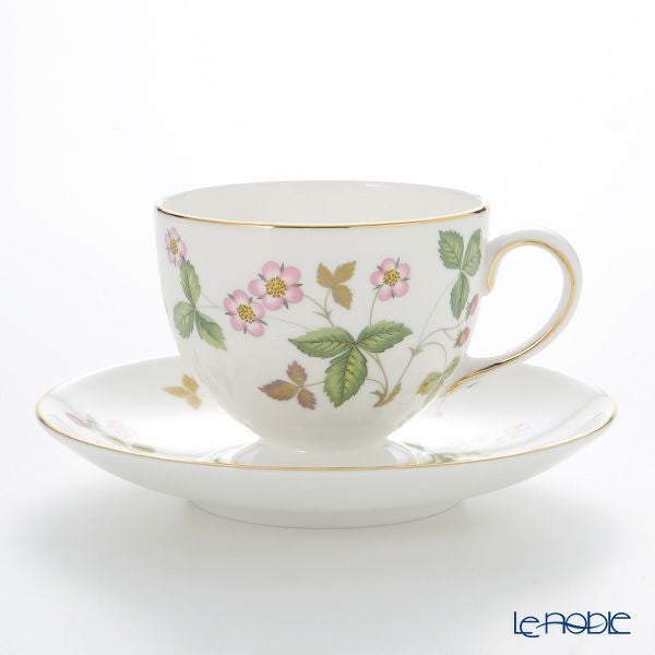 ウェッジウッド（Wedgwood） ワイルドストロベリー ティーカップ＆ソーサー（リー）200ml ペア