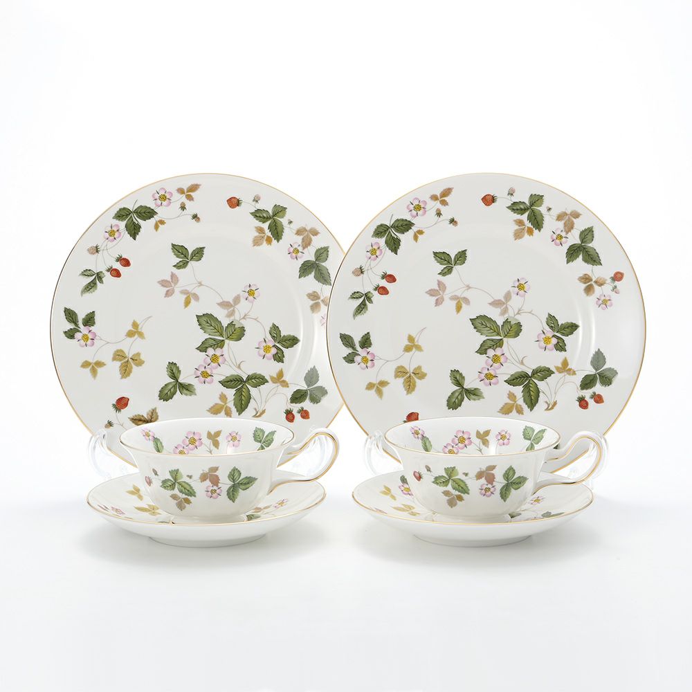 ウェッジウッド（Wedgwood） ワイルドストロベリー トリオセット